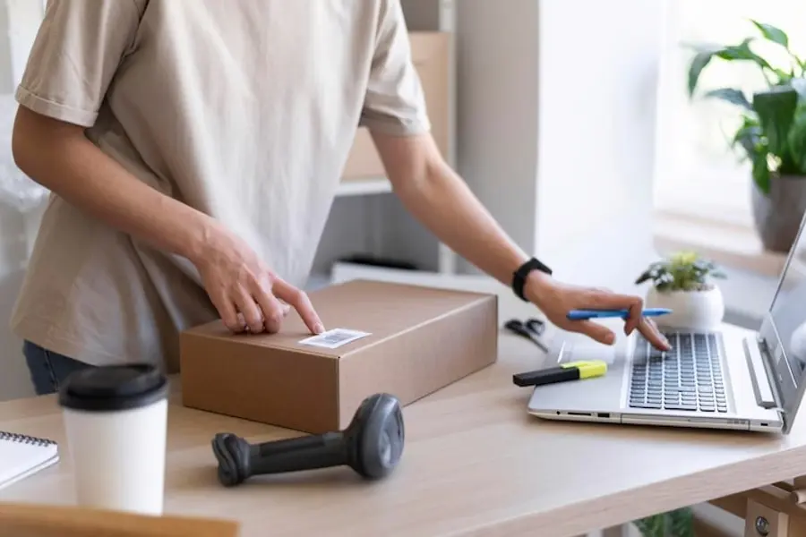 label pengiriman shopee